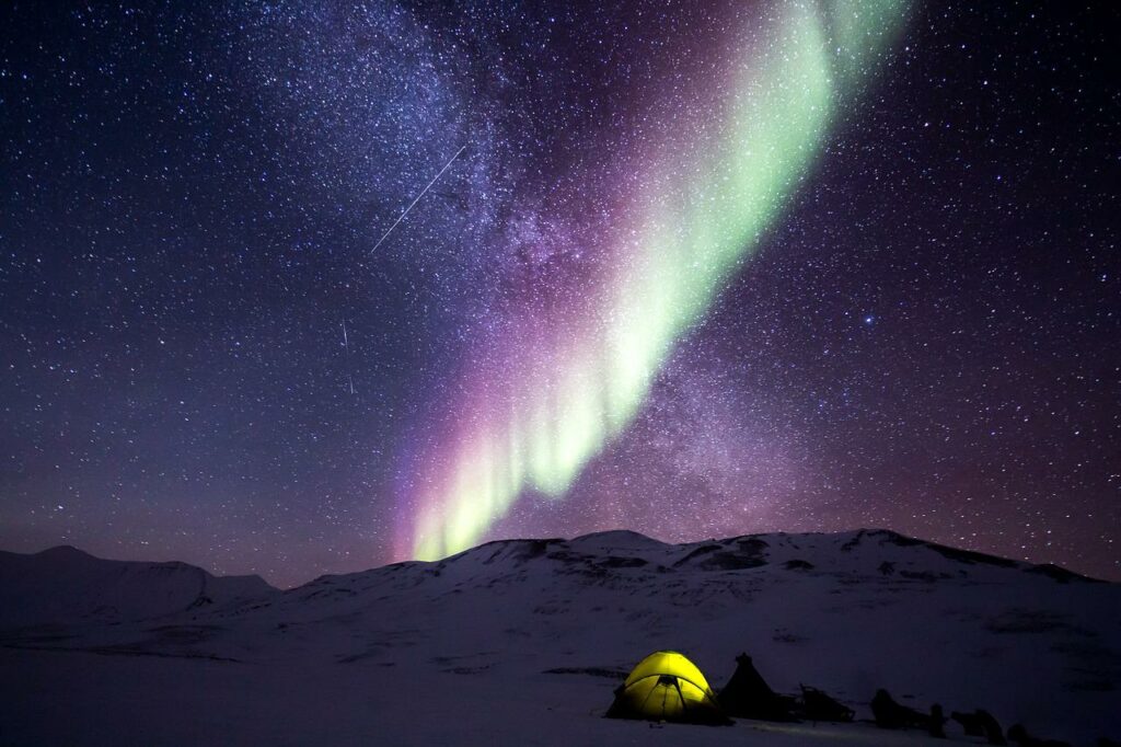 Zelt im WInter Polarlichter Im Zelt warm bleiben Unsere Tipps