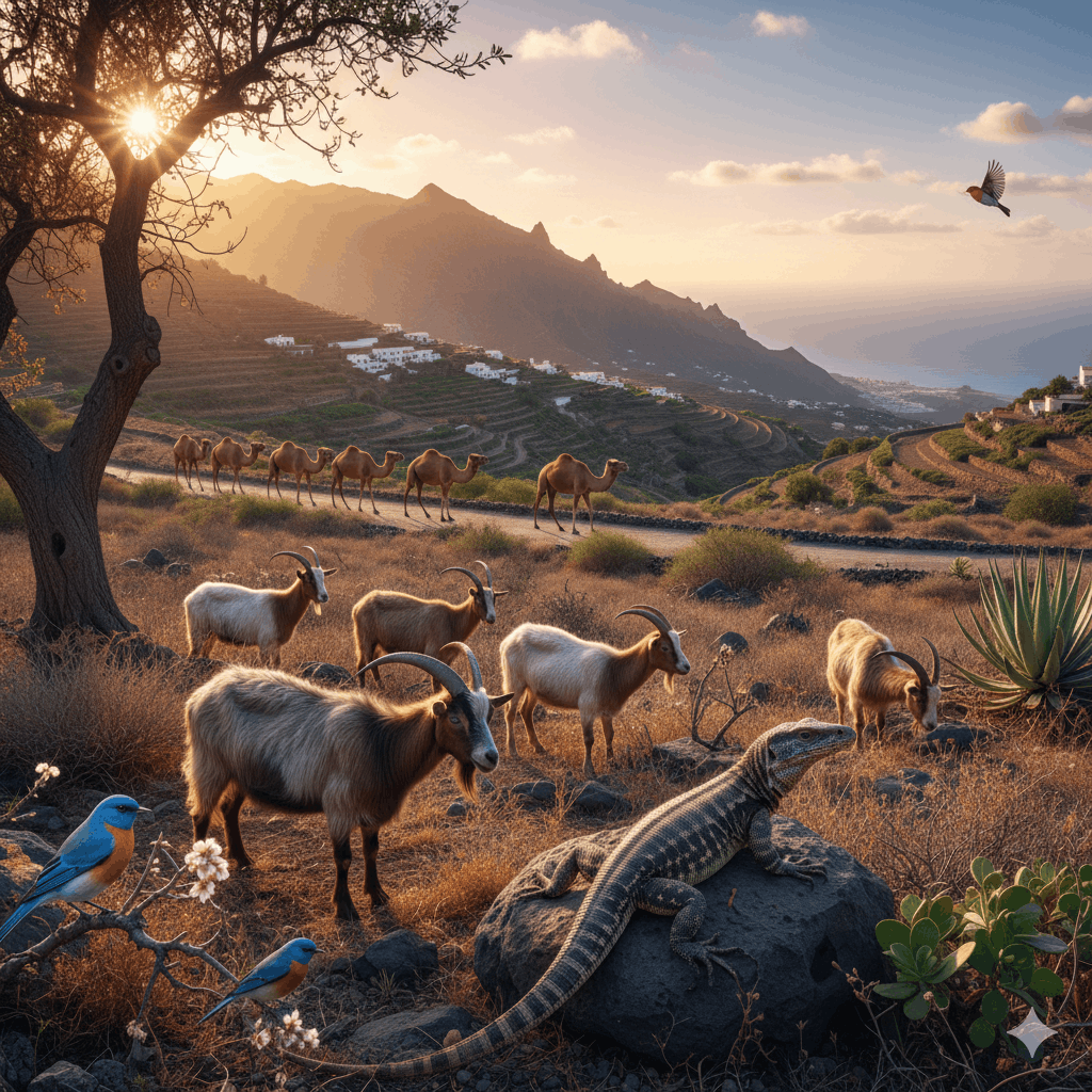 Diverse Tiere auf der Insel Gefährliche Tiere auf Gran Canaria – Was Reisende wissen sollten