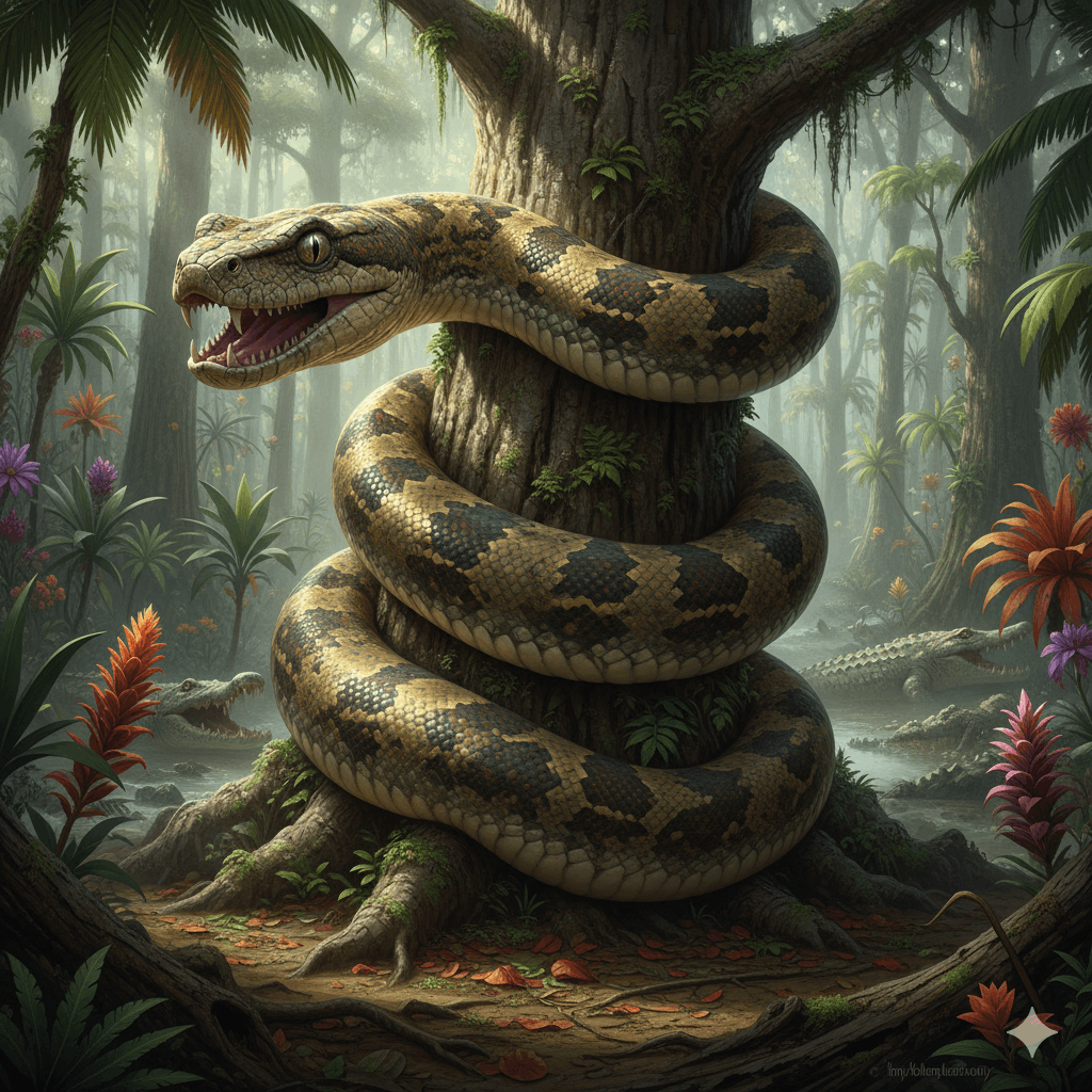 Titanoboa cerrejonensis Die größte Schlange der Geschichte 2026